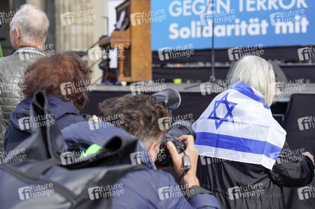 Kundgebung gegen Antisemitismus und für Solidarität mit Israel in Berlin