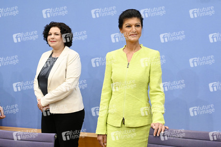 Bundespressekonferenz Gründung des Vereins 'Bündnis Sahra Wagenknecht' in Berlin