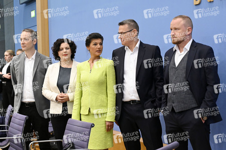 Bundespressekonferenz Gründung des Vereins 'Bündnis Sahra Wagenknecht' in Berlin