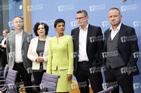 Bundespressekonferenz Gründung des Vereins 'Bündnis Sahra Wagenknecht' in Berlin