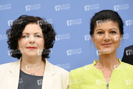 Bundespressekonferenz Gründung des Vereins 'Bündnis Sahra Wagenknecht' in Berlin
