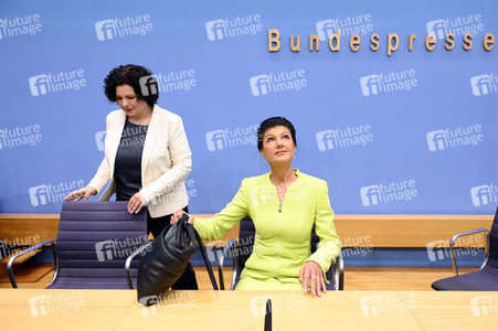 Bundespressekonferenz Gründung des Vereins 'Bündnis Sahra Wagenknecht' in Berlin