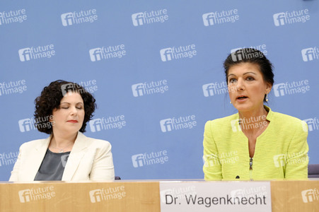 Bundespressekonferenz Gründung des Vereins 'Bündnis Sahra Wagenknecht' in Berlin