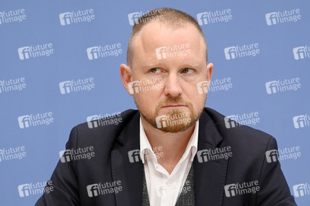 Bundespressekonferenz Gründung des Vereins 'Bündnis Sahra Wagenknecht' in Berlin