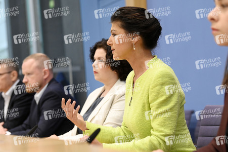 Bundespressekonferenz Gründung des Vereins 'Bündnis Sahra Wagenknecht' in Berlin