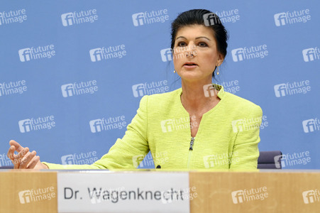 Bundespressekonferenz Gründung des Vereins 'Bündnis Sahra Wagenknecht' in Berlin