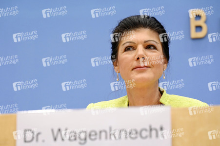 Bundespressekonferenz Gründung des Vereins 'Bündnis Sahra Wagenknecht' in Berlin