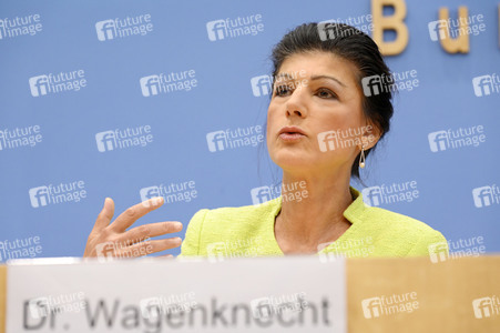 Bundespressekonferenz Gründung des Vereins 'Bündnis Sahra Wagenknecht' in Berlin