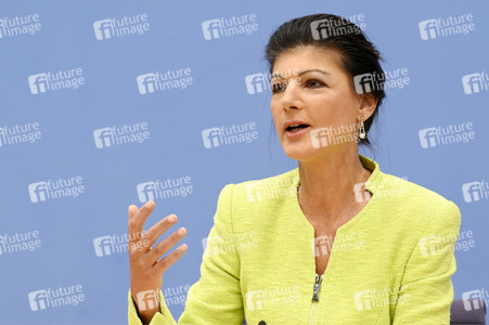 Bundespressekonferenz Gründung des Vereins 'Bündnis Sahra Wagenknecht' in Berlin