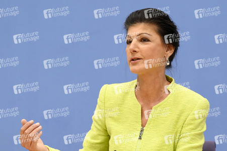 Bundespressekonferenz Gründung des Vereins 'Bündnis Sahra Wagenknecht' in Berlin