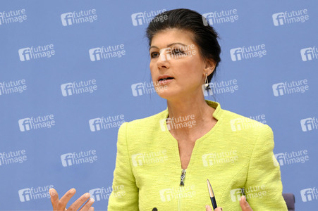 Bundespressekonferenz Gründung des Vereins 'Bündnis Sahra Wagenknecht' in Berlin