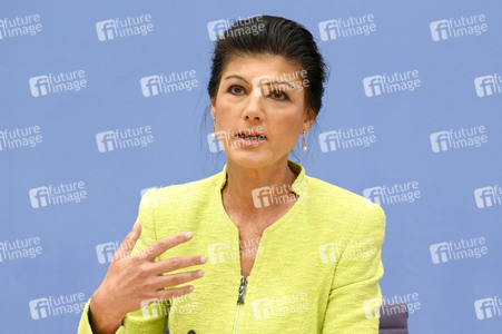 Bundespressekonferenz Gründung des Vereins 'Bündnis Sahra Wagenknecht' in Berlin
