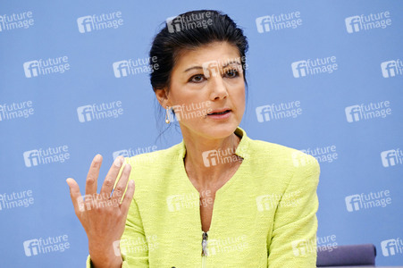 Bundespressekonferenz Gründung des Vereins 'Bündnis Sahra Wagenknecht' in Berlin