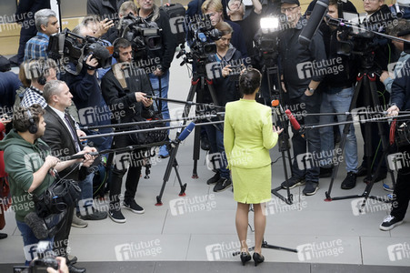 Bundespressekonferenz Gründung des Vereins 'Bündnis Sahra Wagenknecht' in Berlin