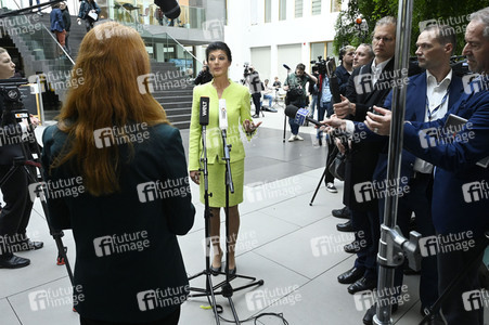 Bundespressekonferenz Gründung des Vereins 'Bündnis Sahra Wagenknecht' in Berlin