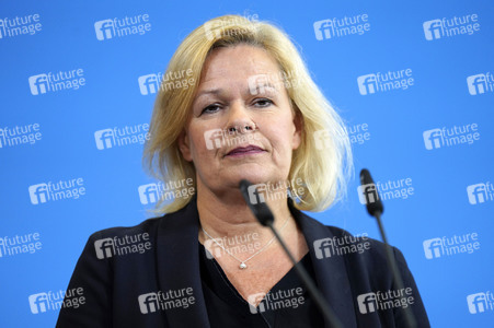 Pressestatement von Nancy Faeser in Berlin