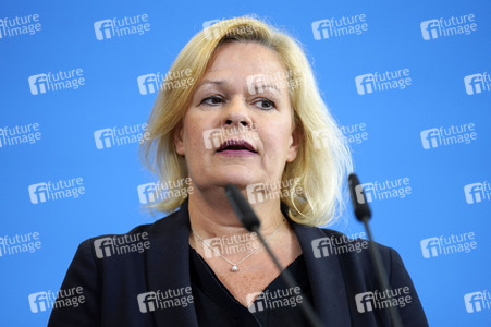 Pressestatement von Nancy Faeser in Berlin