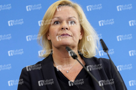 Pressestatement von Nancy Faeser in Berlin