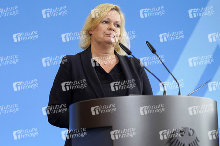 Pressestatement von Nancy Faeser in Berlin