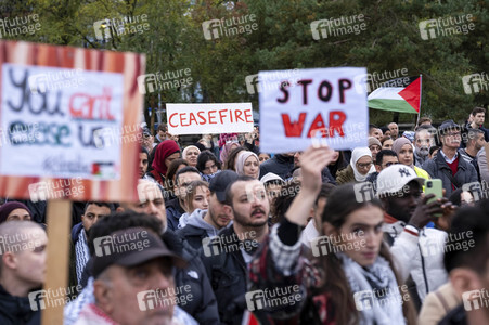Palästinenser protestieren in Berlin