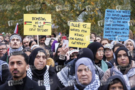 Palästinenser protestieren in Berlin