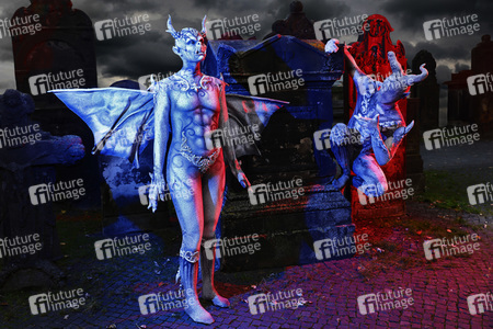 FARBKÖRPER Kalender 2024: Geek Art-Bodypainting und Transformaking