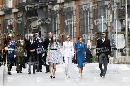 Kronprinzessin Leonor schwört den Treueeid in Madrid