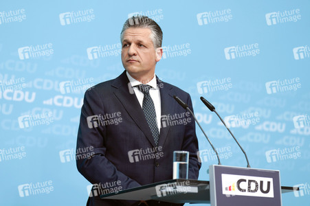 Pressekonferenz nach der Bundesvorstandssitzung der CDU in Berlin