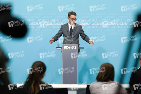 Pressekonferenz nach der Bundesvorstandssitzung der CDU in Berlin
