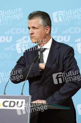 Pressekonferenz nach der Bundesvorstandssitzung der CDU in Berlin