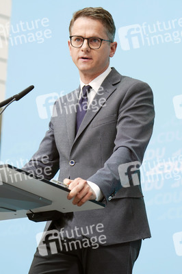 Pressekonferenz nach der Bundesvorstandssitzung der CDU in Berlin