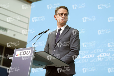 Pressekonferenz nach der Bundesvorstandssitzung der CDU in Berlin