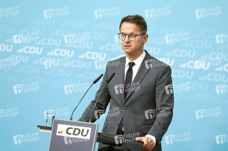 Pressekonferenz nach der Bundesvorstandssitzung der CDU in Berlin