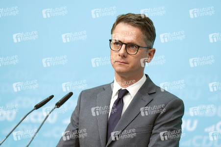 Pressekonferenz nach der Bundesvorstandssitzung der CDU in Berlin