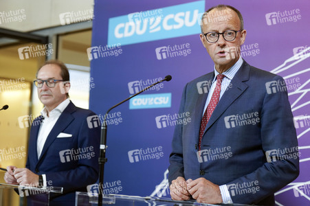 Pressestatement der CDU/CSU-Bundestagsfraktion in Berlin