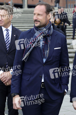 Kronprinz Haakon von Norwegen in Hamburg