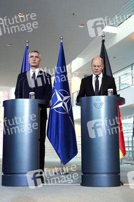 Empfang von Jens Stoltenberg im Kanzleramt in Berlin