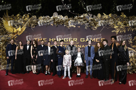 Filmpremiere 'Die Tribute von Panem - The Ballad of Songbirds & Snakes' in London
