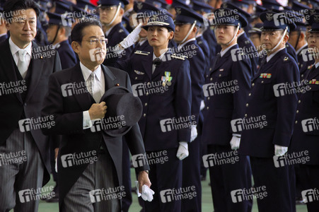 Zeremoine der Air Self-Defense Force in Sayama