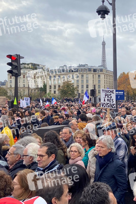 Marsch gegen Antisemitismus in Paris