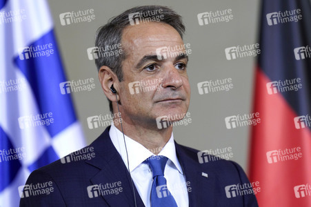 Empfang von Kyriakos Mitsotakis im Kanzleramt in Berlin