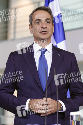 Empfang von Kyriakos Mitsotakis im Kanzleramt in Berlin