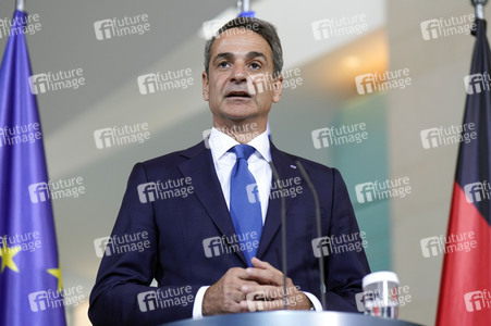 Empfang von Kyriakos Mitsotakis im Kanzleramt in Berlin