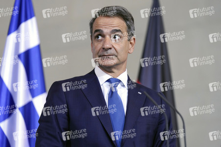 Empfang von Kyriakos Mitsotakis im Kanzleramt in Berlin