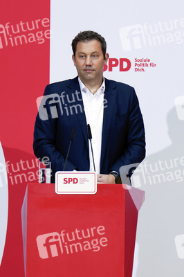 Pressekonferenz der SPD zu Beratungen aktueller Themen in Berlin