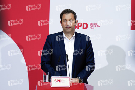 Pressekonferenz der SPD zu Beratungen aktueller Themen in Berlin