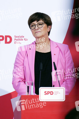 Pressekonferenz der SPD zu Beratungen aktueller Themen in Berlin
