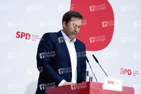 Pressekonferenz der SPD zu Beratungen aktueller Themen in Berlin