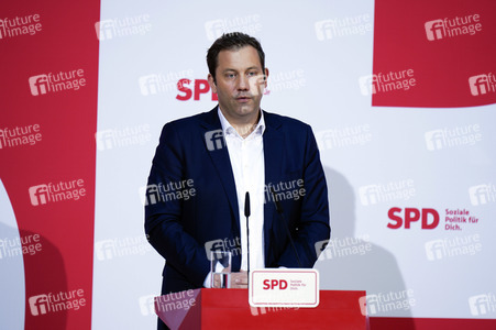 Pressekonferenz der SPD zu Beratungen aktueller Themen in Berlin