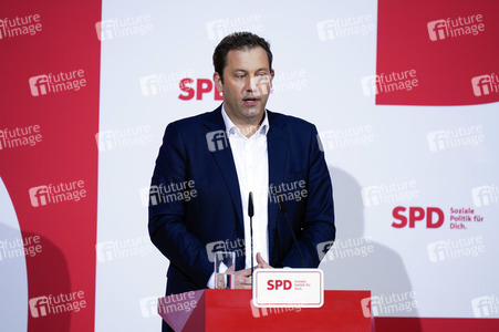 Pressekonferenz der SPD zu Beratungen aktueller Themen in Berlin